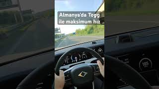Togg ile Almanya’da maksimum hız