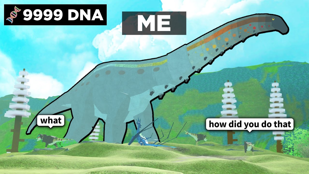 I the BIGGEST dinosaur.. (Roblox Dinosaur Simulator) YouTube