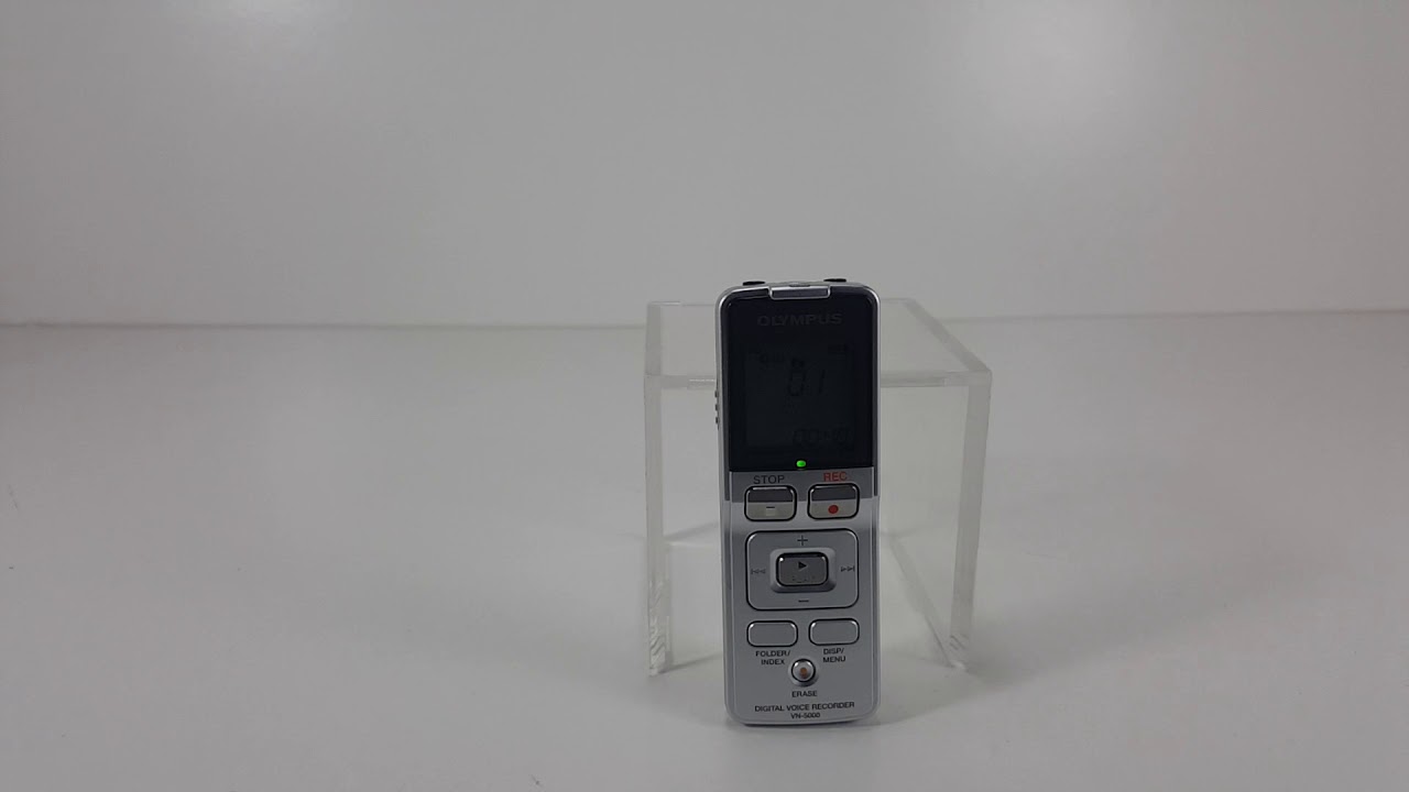 OLYMPUS VN5000 VOICE RECORDER YouTube