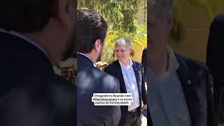 MARCEL VAN HATTEM ARRIVING AT FLÁVIO BOLSONARO'S MEETING