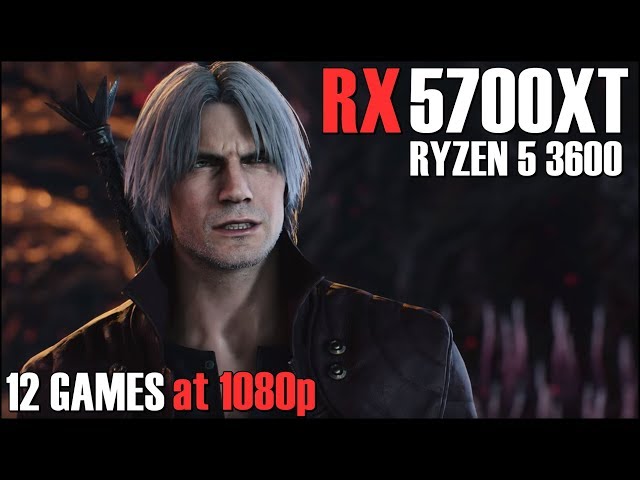 ゲーミングpc rx5700xt Ryzen5 3600 SSD512GB RX 5700 XT + RYZEN 5 3600 | 12 GAMES at 1080p - YouTube
