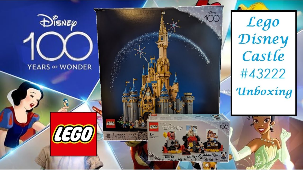 Lego Disney Castle 2023 Unboxing | Lego Set 43222 | Exclusive 