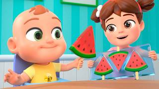 Red Watermelon Ice Cream! Learn Colors for Kids | Lalafun Nursery Rhymes &amp; Kids Songs