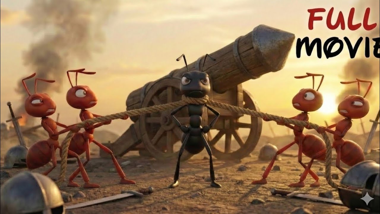 Red Ants vs Black Ants War | Intelligent Black Ants Defeat Red Army | 3D Animated Ant Story