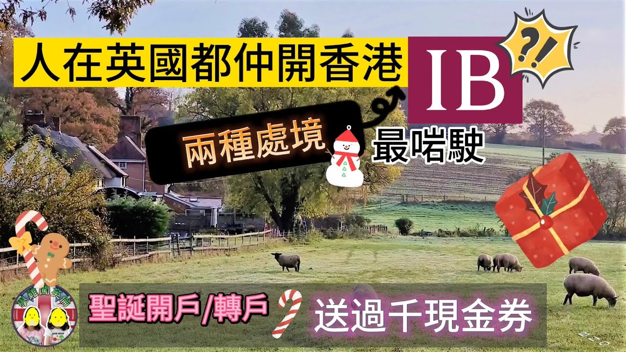 人在英國都仲開香港IB！兩種處境最啱駛｜聖誕開戶轉戶優惠🎉送過千蚊現金券👍可以link up英國戶口嗎？有用Q&A #BNOvisa #移民英國  #IB戶口 #InteractiveBrokers