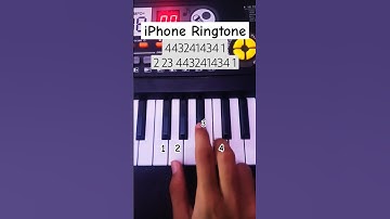iPhone Ringtone - Easy Piano Tutorial #iphone #viral #shorts