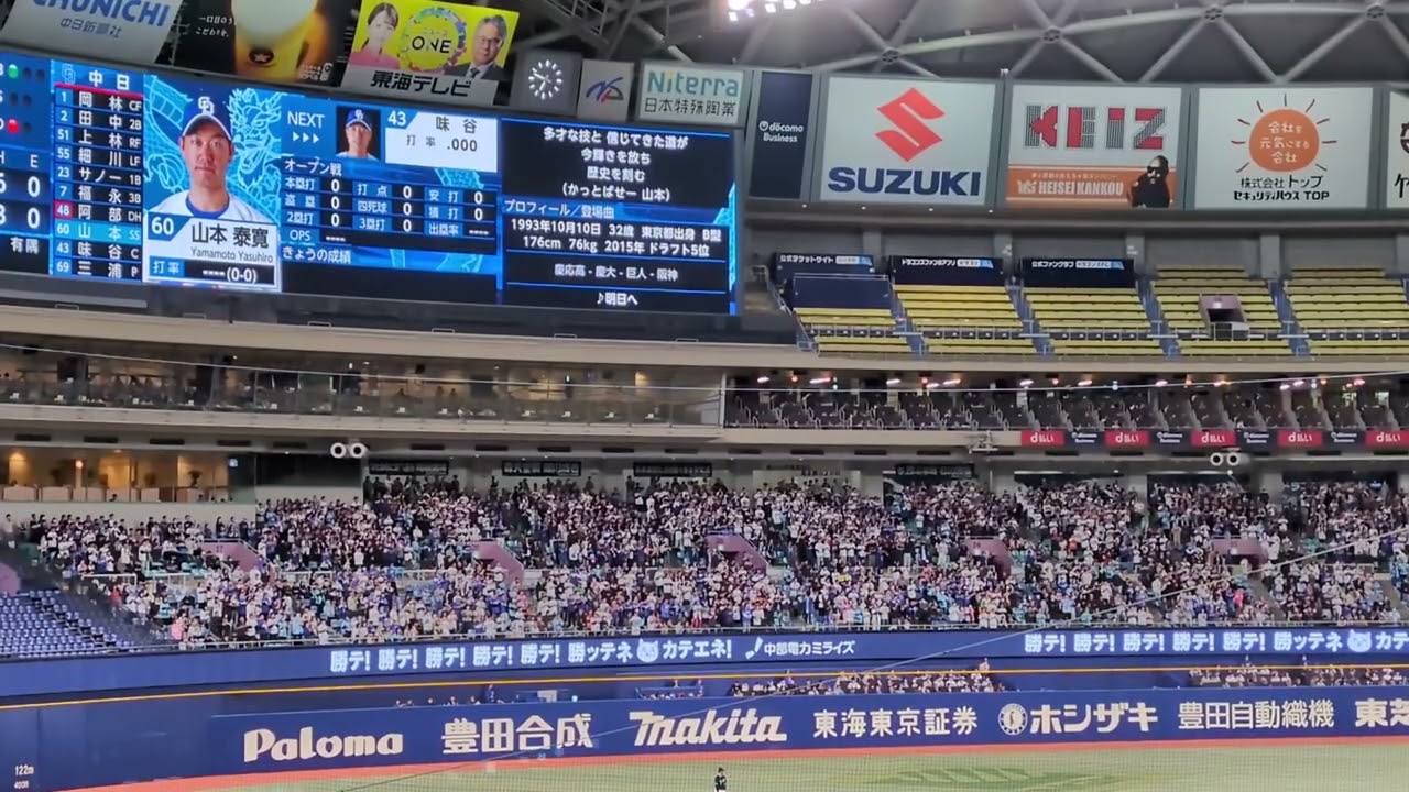 山本泰寛選手 応援歌 – プロ野球応援歌まとめ
