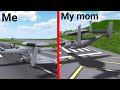Me vs My mother landing 🤣 | Turboprop Flight Simulator meme