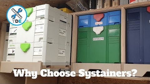 Why I Chose Tanos Systainers For All My Tools - Workshop Build PT1