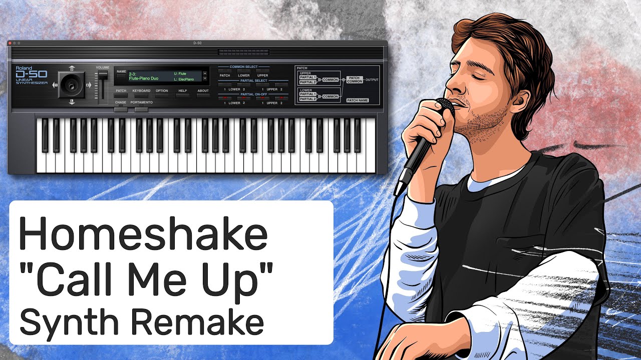 Homeshake Call Me Up (Instrumental Synth Remake) YouTube