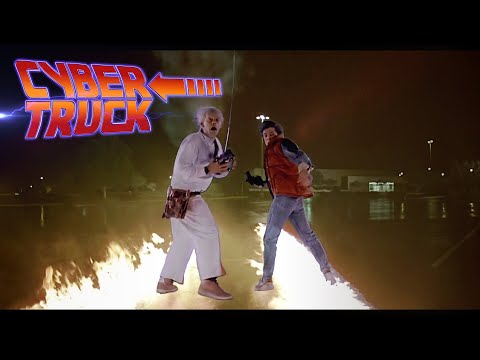 A New Time Machine? Cybertruck 2020 in Back to the Future