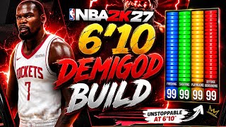 BEST 6’10 ISO DEMIGOD BUILD IN NBA 2k27! MOST DOMINANT BUILD IN 2k27! BEST BUILD NBA2k27!