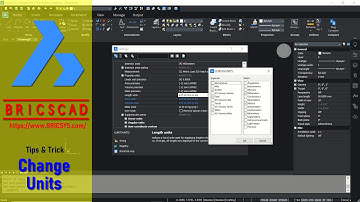 BricsCAD How To Change Units Imperial To Metric