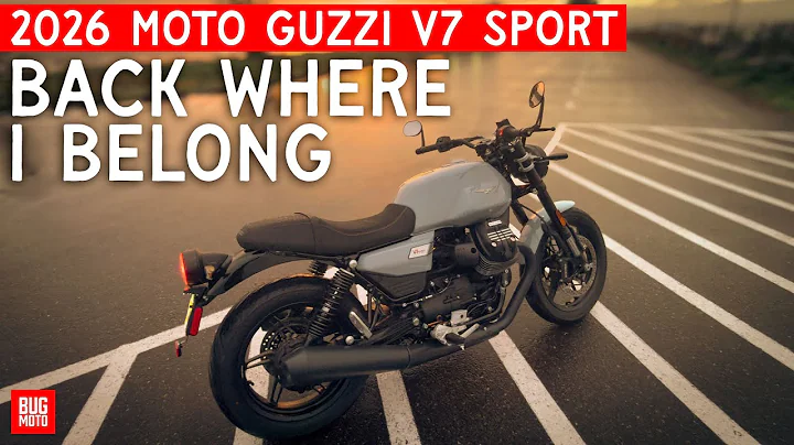 2026 Moto Guzzi V7 Sport Comes Home: It’s Brilliant!