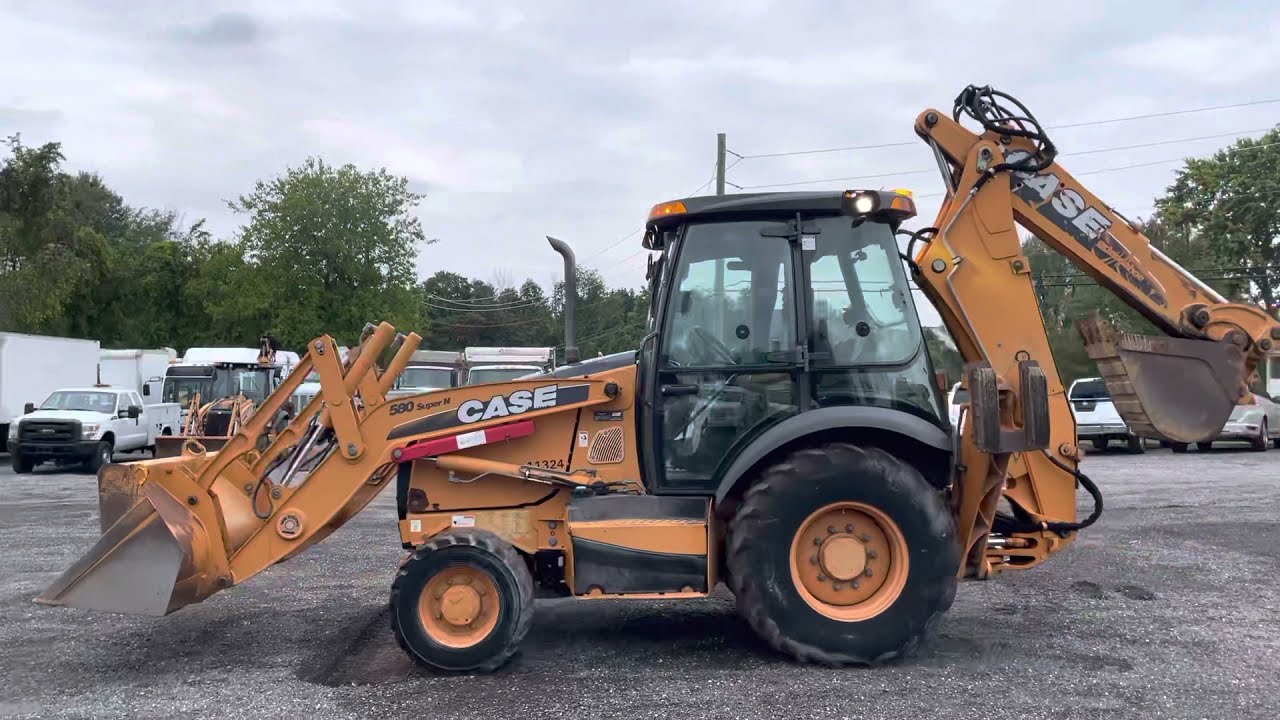Lewis Motor Company 2011 Case 580 Super N Backhoe Extendahoe Tractor