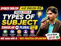 Day 6 English Spoken | Types of Subject | आओ English सीखें बिल्कुल Zero से | Digital Education Hub