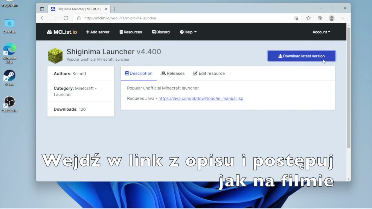 Jak pobrać minecraft za darmo 2021 shinigima życzu free download minecraft