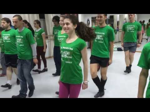 St. Patrick&rsquo;s Day 2014 - Israeli-Irish FLASH MOB 2014 rehearsal - יום פטריק הקדוש 2014