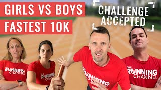 Fastest 10K Race, Boys vs Girls | Challenge Accepted! We Let YOU Decide Our Challenge