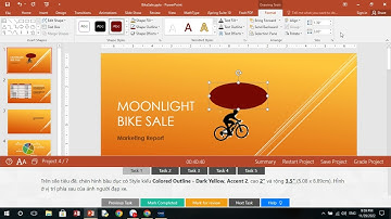MOS POWERPOINT 2016 EXAMP 1 TIẾNG VIỆT