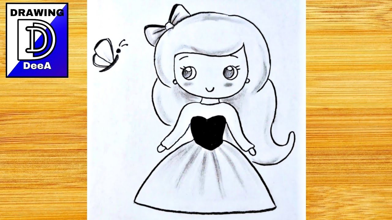 Cute Princess Disney- easy drawings step by step for beginners ...