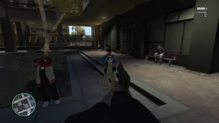 GTA 4 - First Person Gang Shootout + Six Star Escape