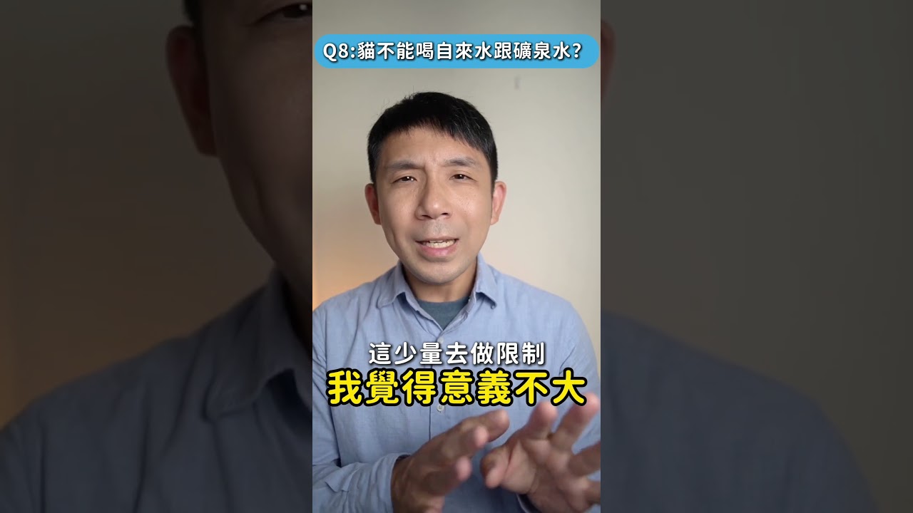 貓可以喝自來水嗎? 縮圖