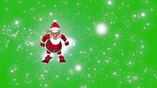 Santa Claus Transition With Green Screenông Già Noel Trượt Tuyết Nền Xanh Hiệu Ứng Ông Già Noel