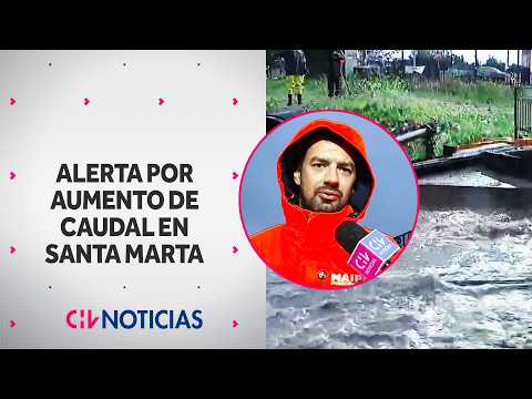 OVERFLOW RISK: Santa Marta Canal water levels rise after heavy rain - CHV Noticias