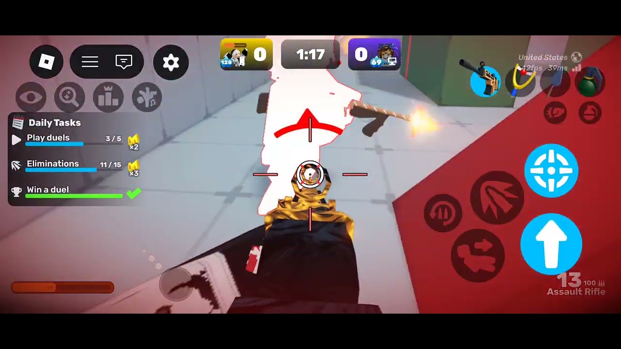 Me playing two rounds in rivals - YouTube