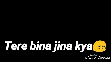 Tere bina jina kya | sad WhatsApp status