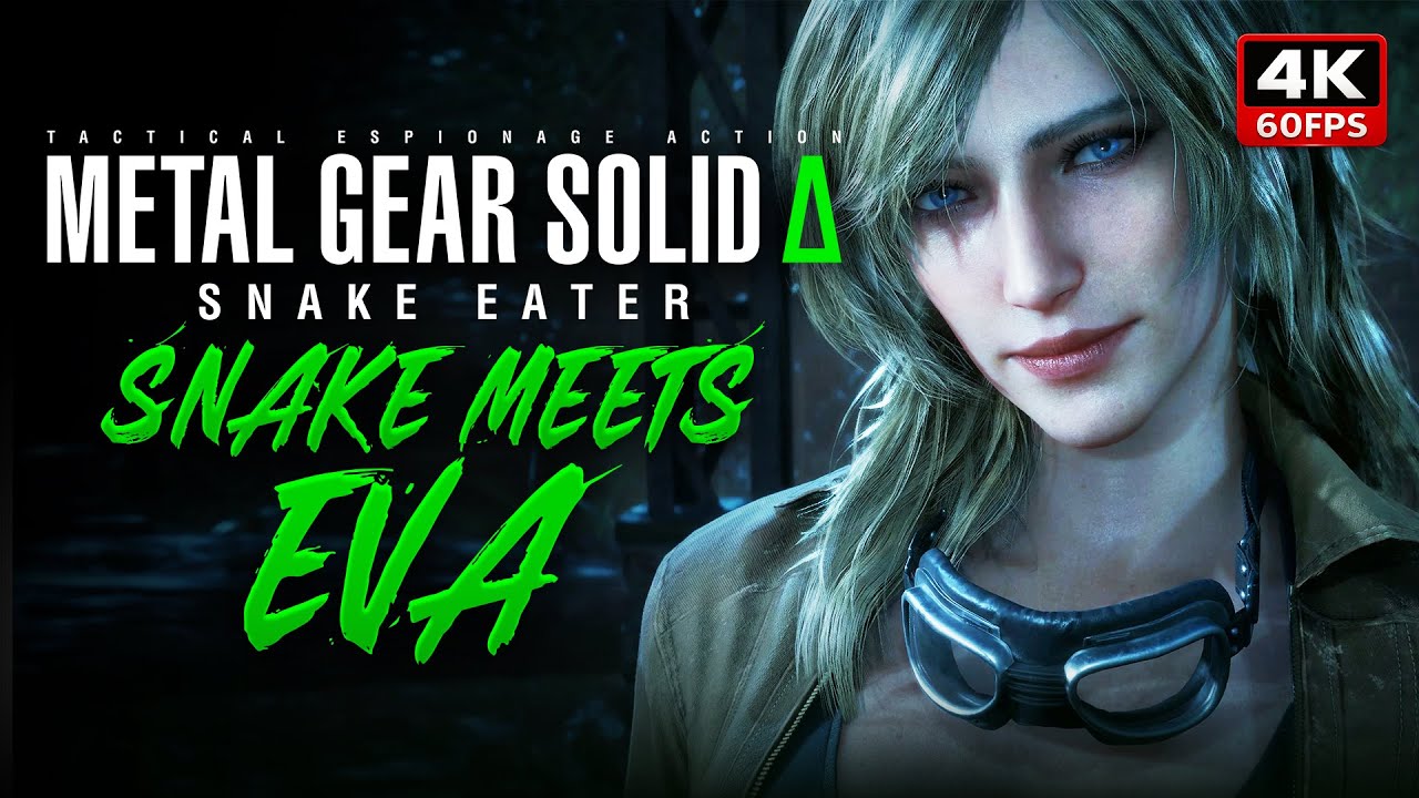 Metal Gear Solid Δ Snake Eater – Snake Meets EVA (Full Cutscene) 4K ...
