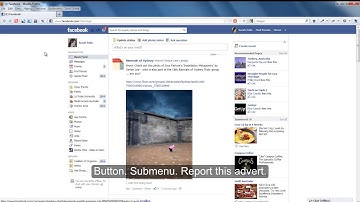 Facebook is read by a screen reader
