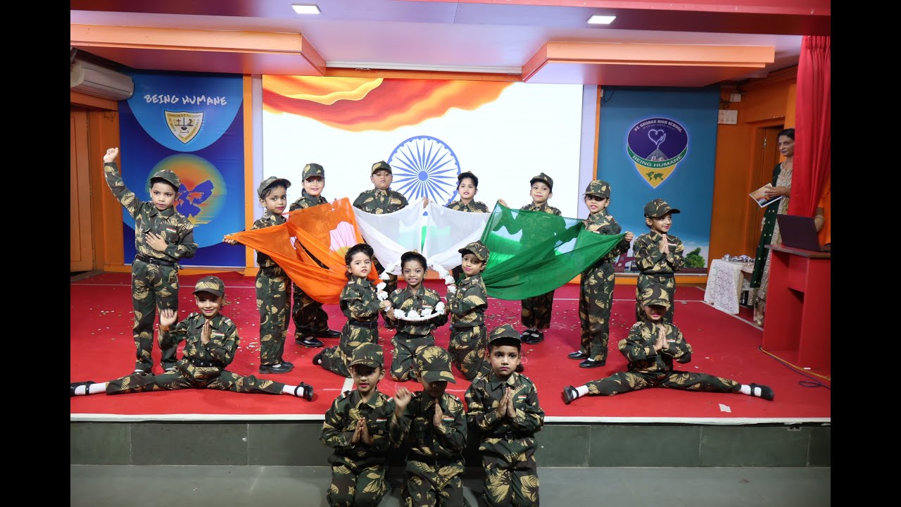 Independence Day - Patriotic Dance by the Kindergarten Children