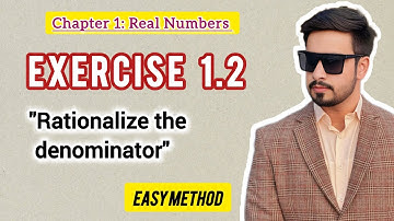 Class 9 Maths Exercise 1.2 Q1 (i)(ii)(iii) | Rationalize the Denominator