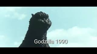 godzilla evolution 1954 to 2021