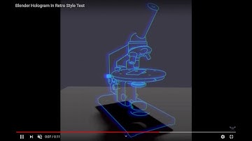 Retro Hologram in Blender [Tutorial]