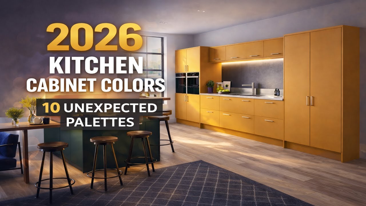 10 Unexpected Kitchen Cabinet Colors Trending in 2026 - YouTube