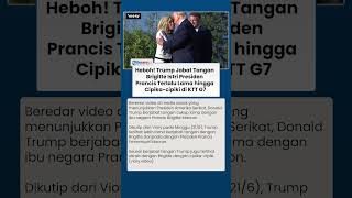 Curi Perhatian! Jabat Tangan Brigitte Istri Macron Terlalu Lama hingga Cipika-cipiki di KTT G7