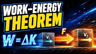 Work–Energy Theorem Made Easy | Wnet ​=ΔK | JEE & NEET Physics