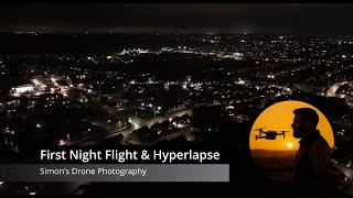 Snatched a 30‑Min Weather Break: First Night Flight + First Hyperlapse using my new DJI Mini 4 Pro