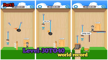 Rescue cut world record level-30to40 part-3|U.S.Gaming zone