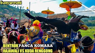 ARAK-ARAKAN RAJAWALI VS KUDA RENGGONG  BENJANG PANCA KOMARA DI BANYURESMI
