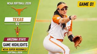 Texas vs Arizona State Super Regionals Softball Today , May 22 2026