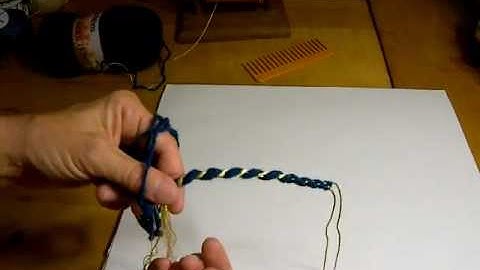 10-loop Spiral Braid, Lace bend rounde of X bowes