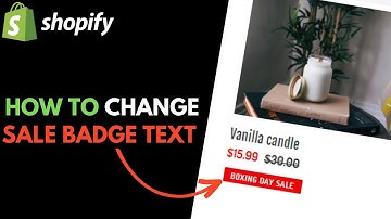 Shopify: How to Change 