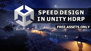Village  Free assets only | Speed Level Design | Unity | HDRP