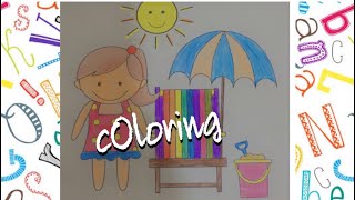 Coloring pages coloring activity with my son fun with colours preschool