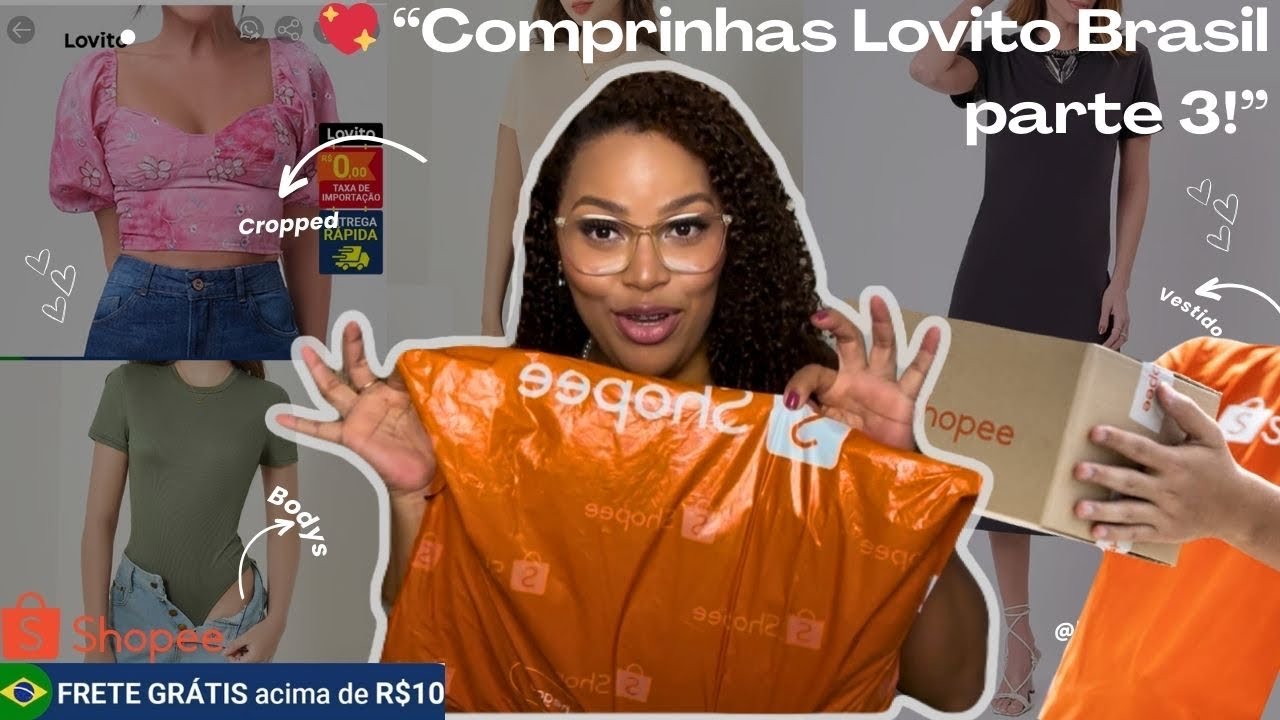 Comprinhas da LOVITO BR na Shopee parte 3: Looks básicos e baratinhos!
