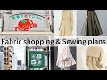 【Vlog】Fabric shopping & Sewing plans　生地購入品紹介とソーイングプラン